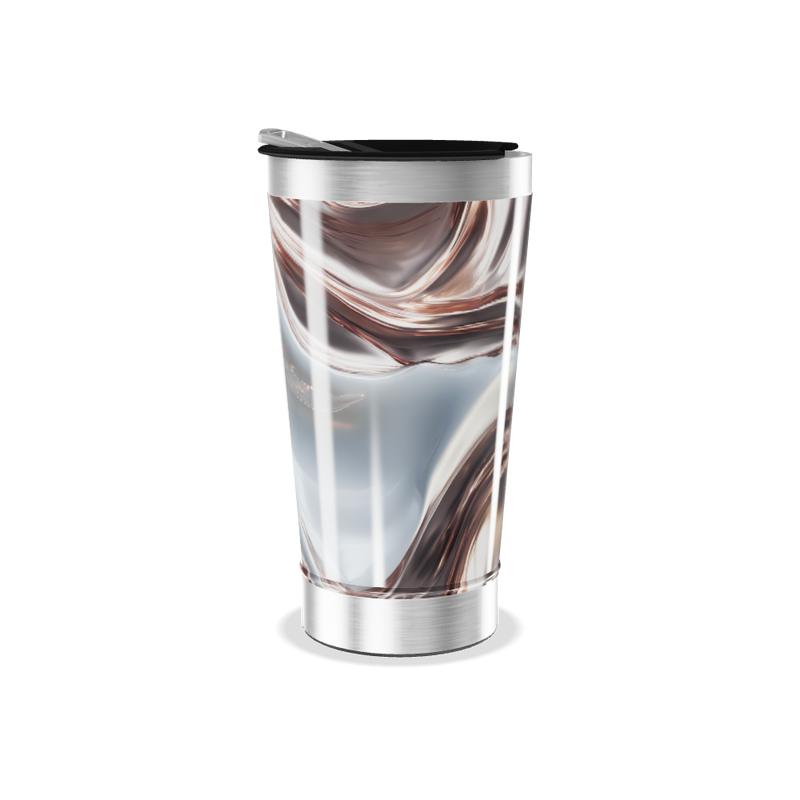 Copo Térmico - Design Marmorizado
