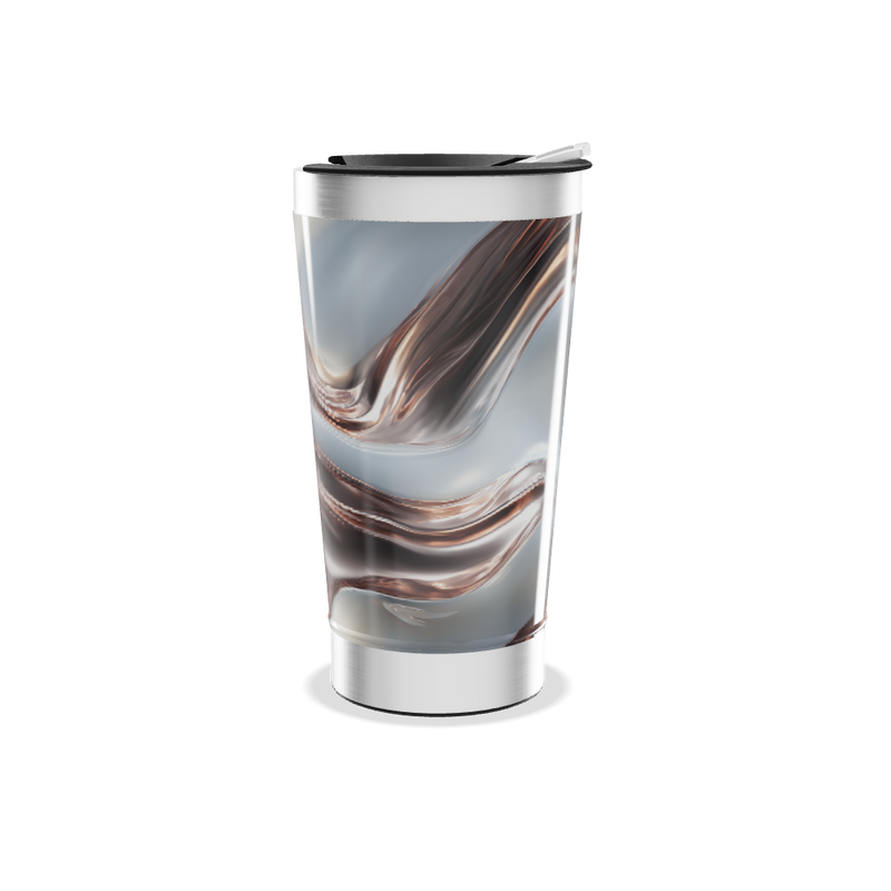 Copo Térmico - Design Marmorizado