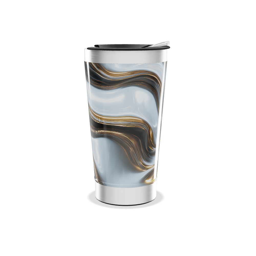 Copo Térmico - Mármore Ondulado