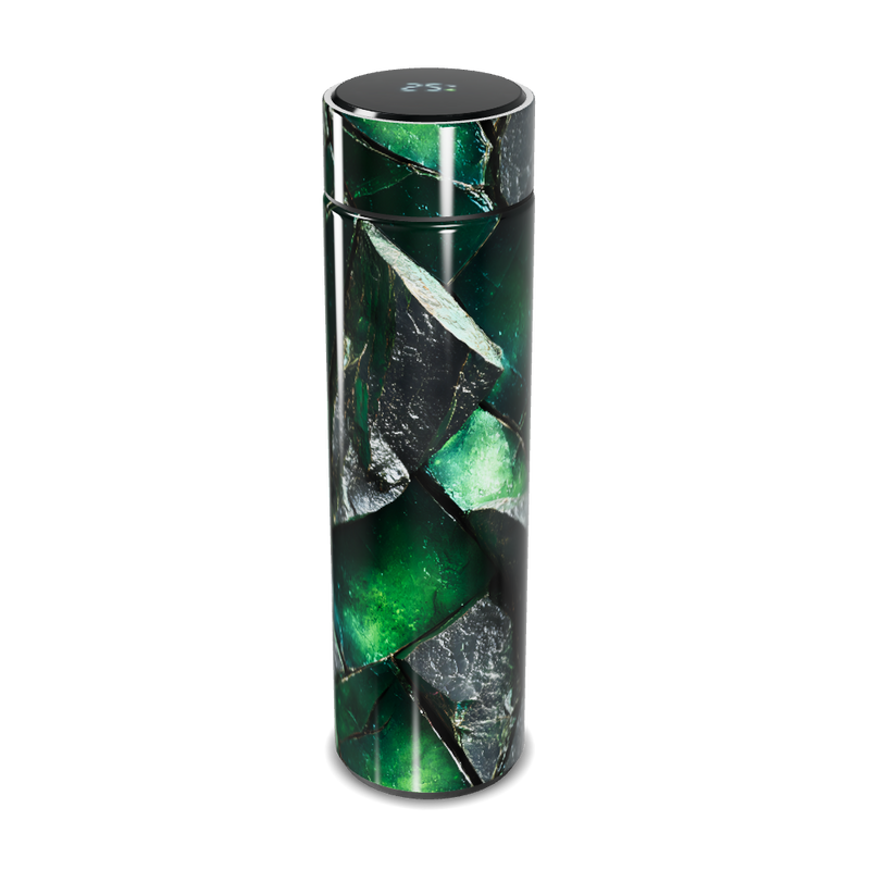 Garrafa Térmica Touch - Verde Marmorizado