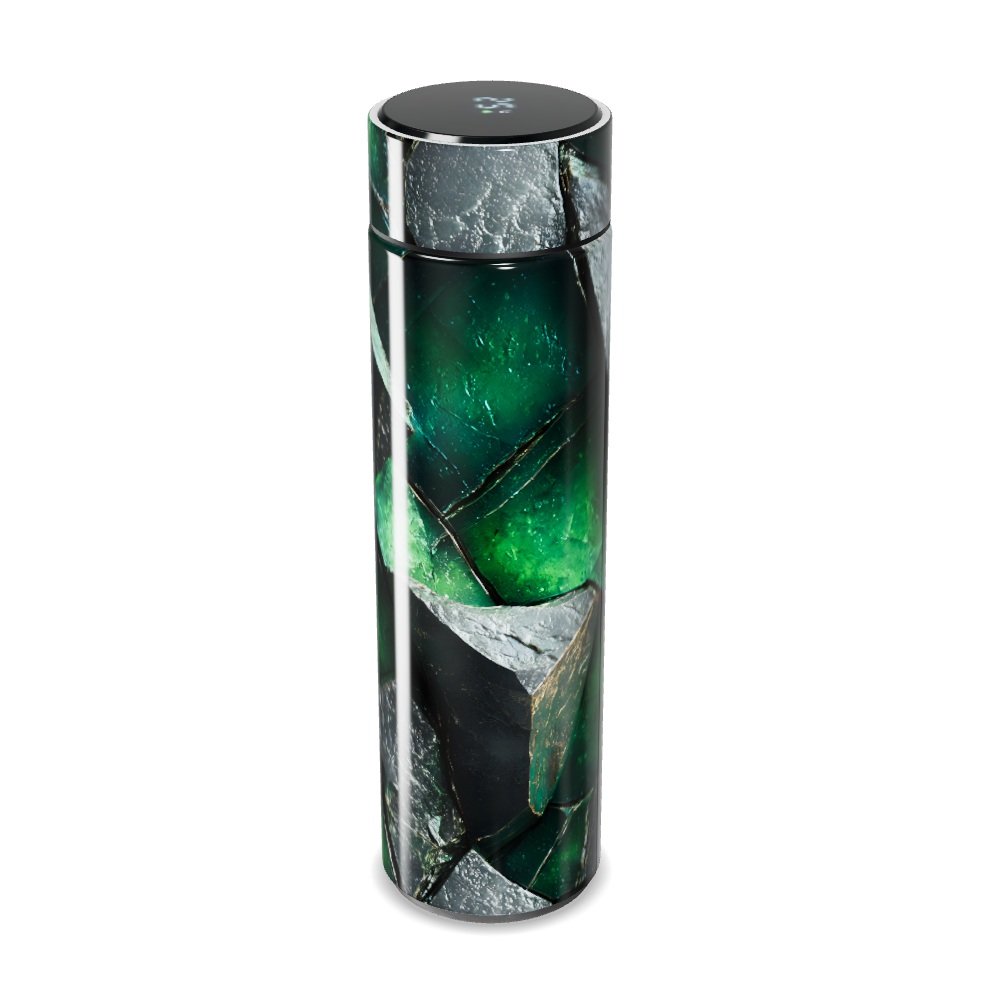 Garrafa Térmica Touch - Verde Marmorizado