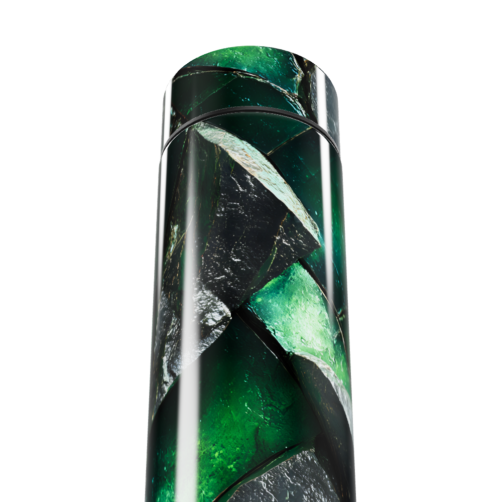 Garrafa Térmica Touch - Verde Marmorizado