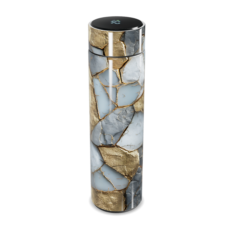 Garrafa Térmica Touch - Design Marmorizado Luxo