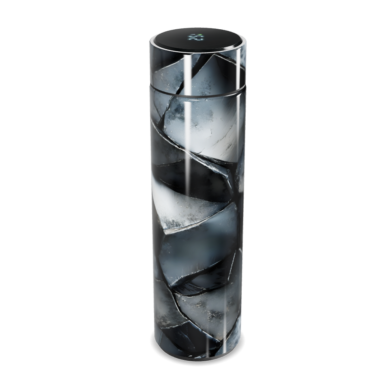 Garrafa Térmica Touch - Marmorizada Cinza