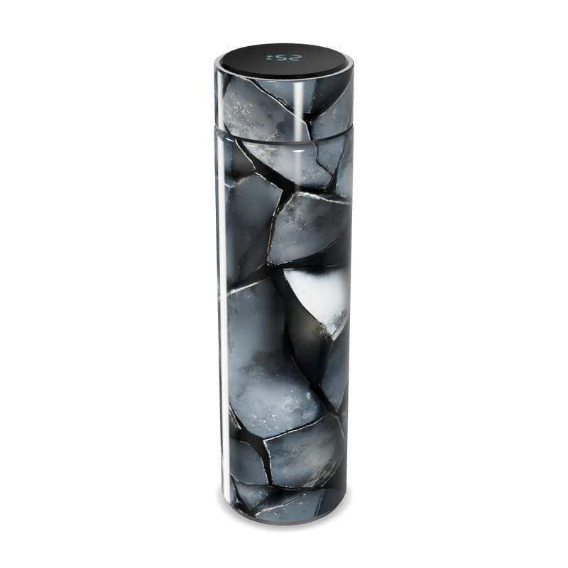 Garrafa Térmica Touch - Marmorizada Cinza