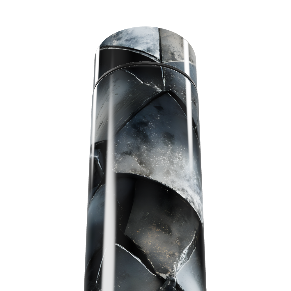 Garrafa Térmica Touch - Marmorizada Cinza