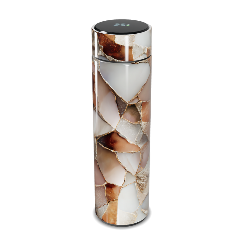 Garrafa Térmica Touch - Design Marmorizado