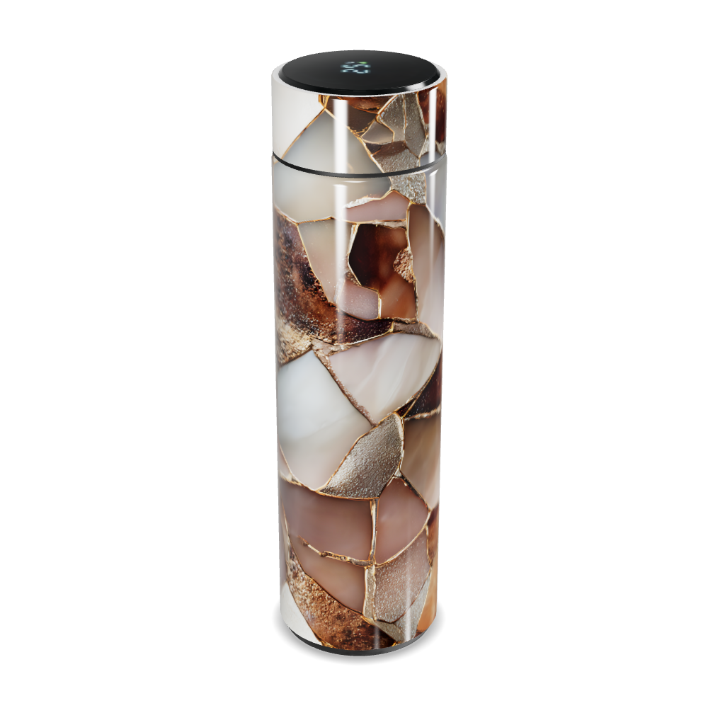 Garrafa Térmica Touch - Design Marmorizado