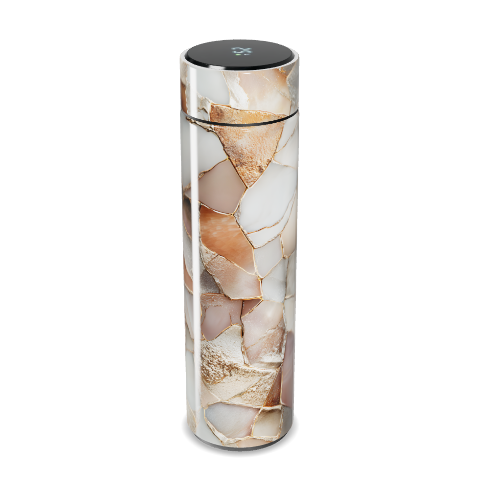 Garrafa Térmica Touch - Design Marmorizado