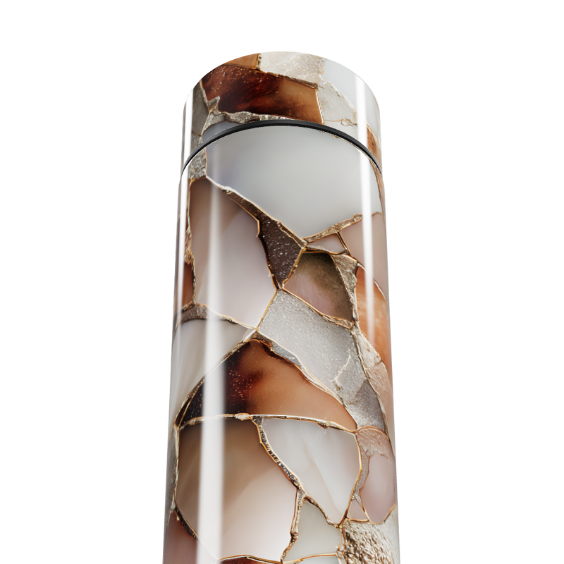 Garrafa Térmica Touch - Design Marmorizado