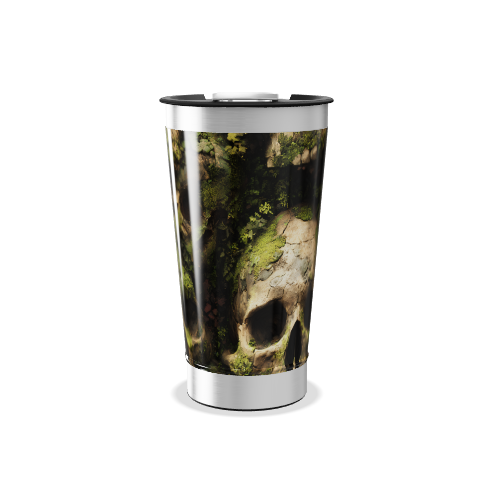 Copo Térmico - Estampa Caveira Verde