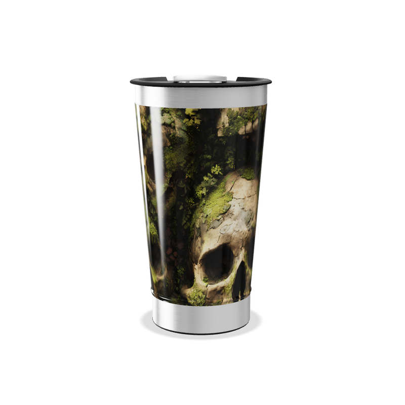 Copo Térmico - Estampa Caveira Verde