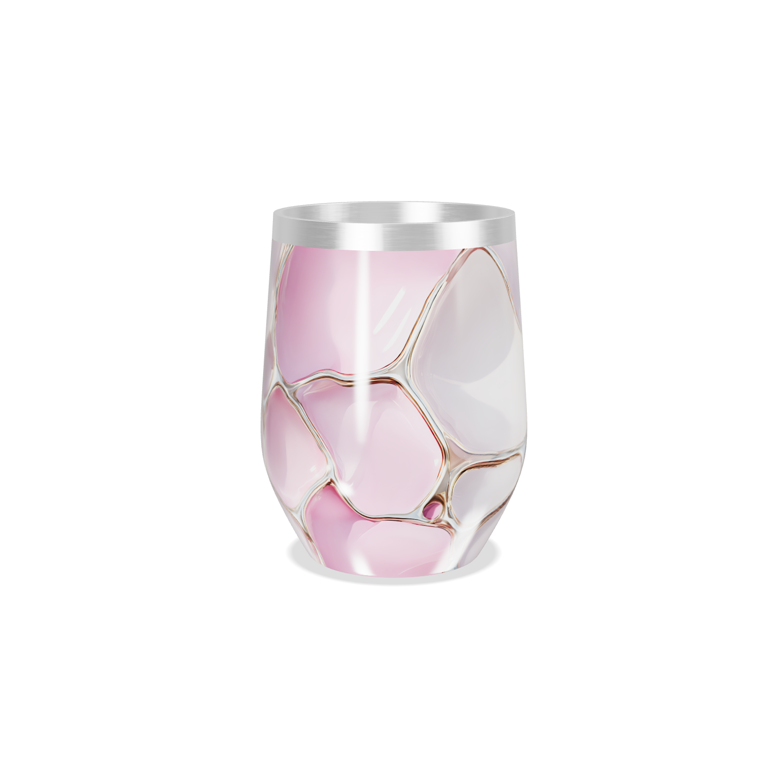 Copo Térmico Slim - Mármore Rosa Metálico