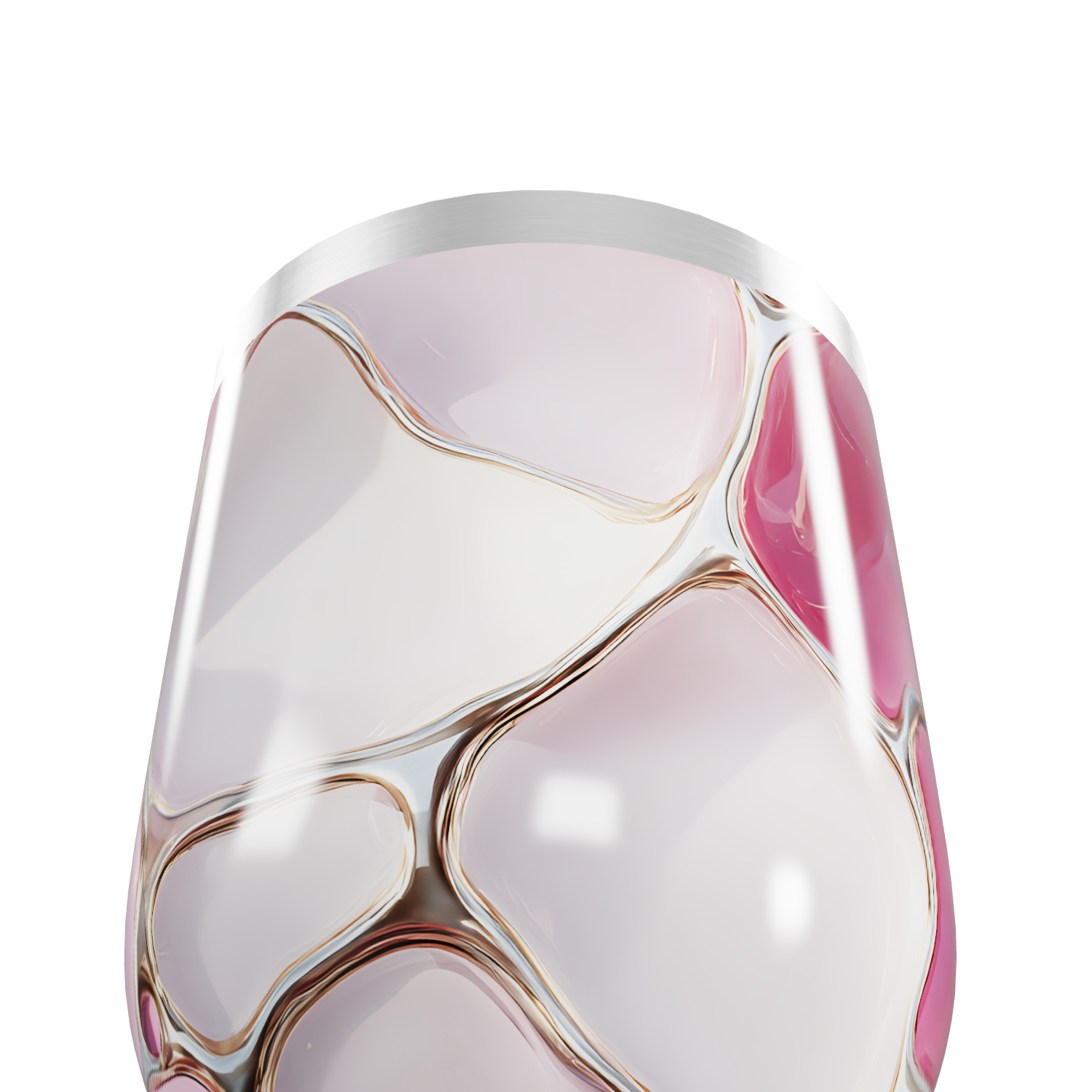 Copo Térmico Slim - Mármore Rosa Metálico