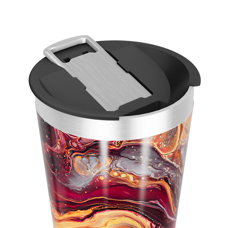 Copo Térmico - Estampa Abstrata Colorida