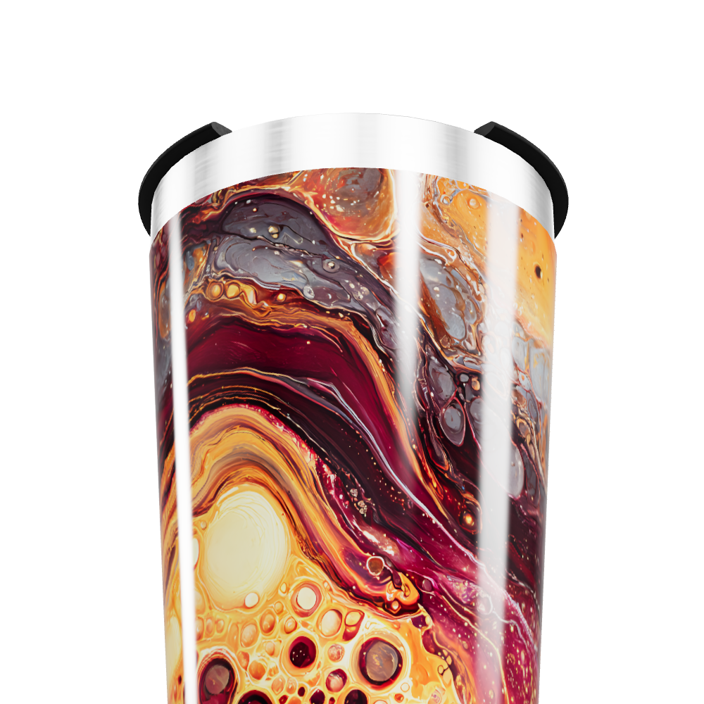 Copo Térmico - Estampa Abstrata Colorida