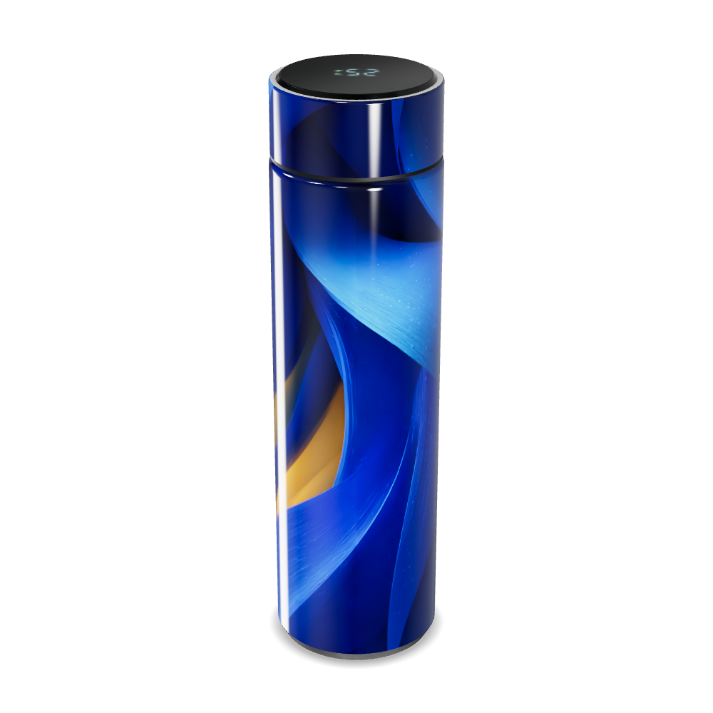 Garrafa Térmica Touch - Azul com Display Digital