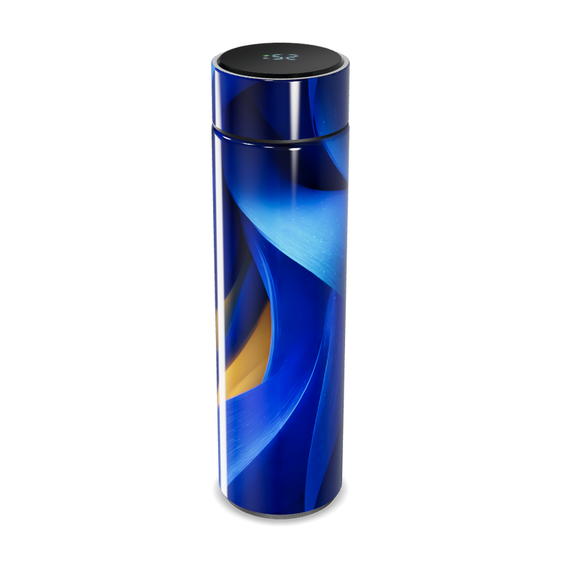 Garrafa Térmica Touch - Azul com Display Digital