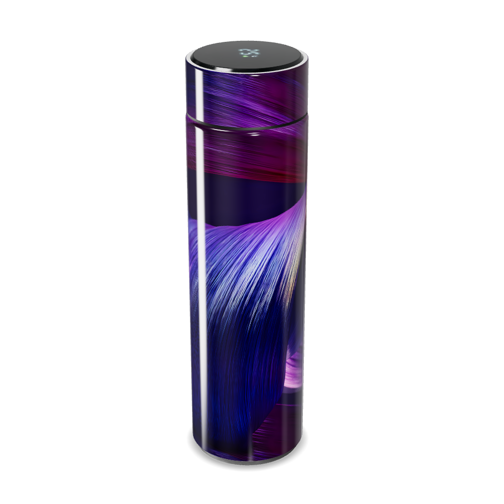 Garrafa Térmica Touch - Estampa Roxa Digital