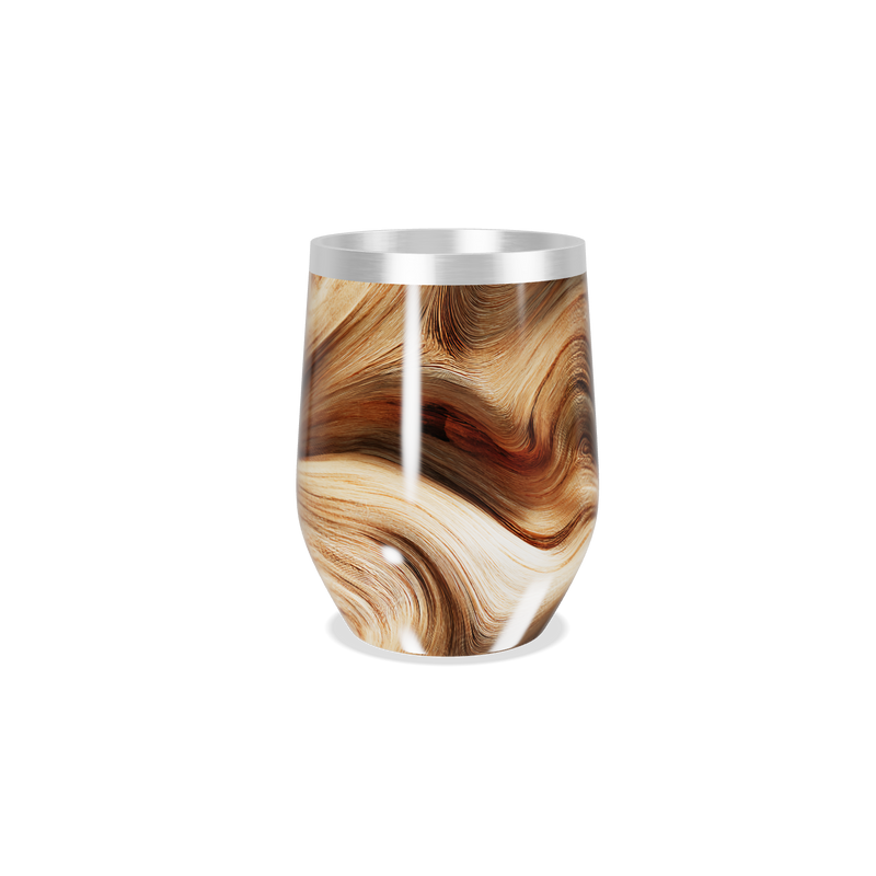 Copo Térmico Slim - Estampa Marrom Marmorizada