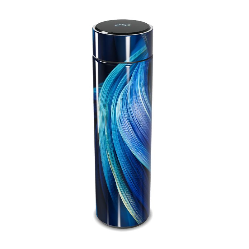 Garrafa Térmica Touch - Azul com Display Digital