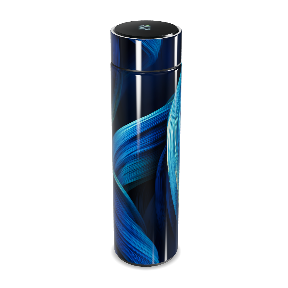 Garrafa Térmica Touch - Azul com Display Digital