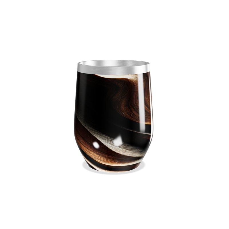 Copo Térmico Slim - Madeira Aço Inox