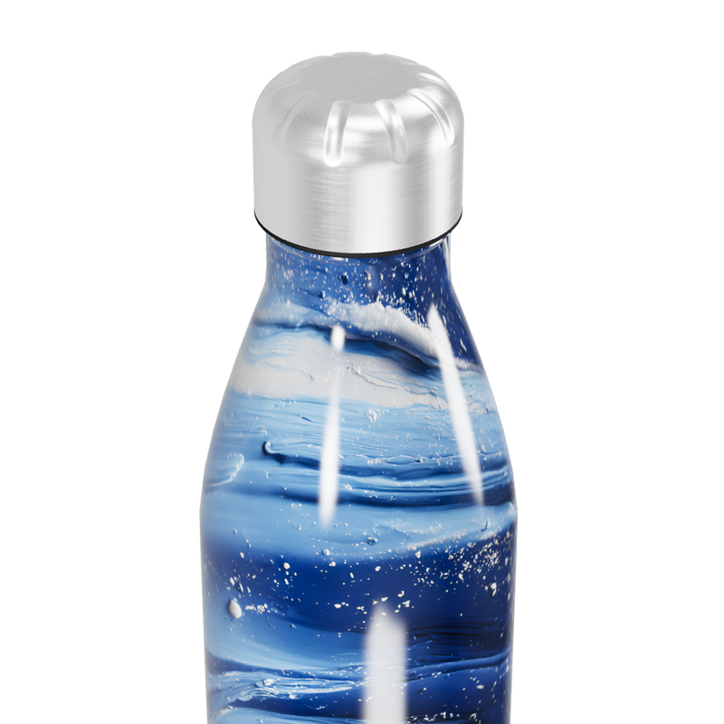 Garrafa Inox - Azul Marmorizada 750ml