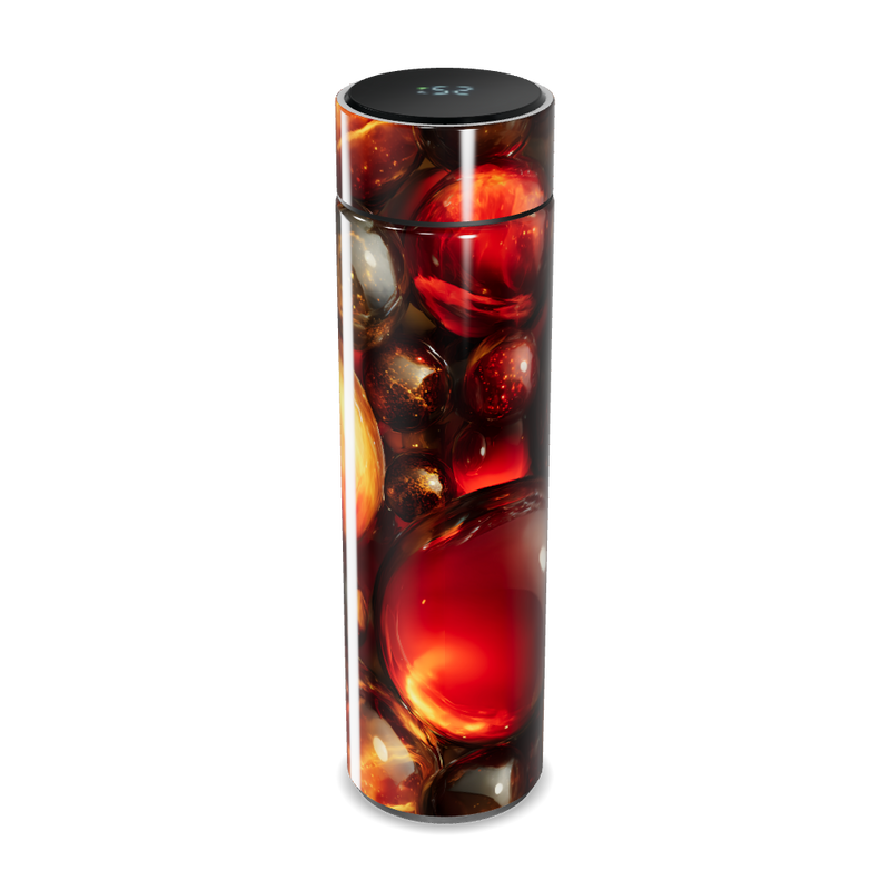 Garrafa Térmica Touch - Design Abstrato Colorido