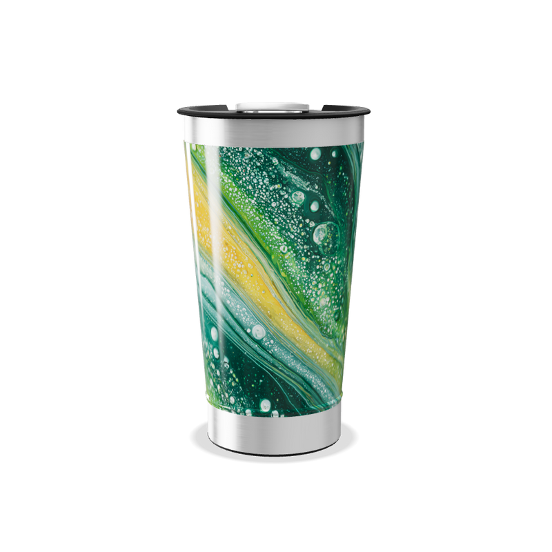 Copo Térmico - Estampa Abstrata Colorida