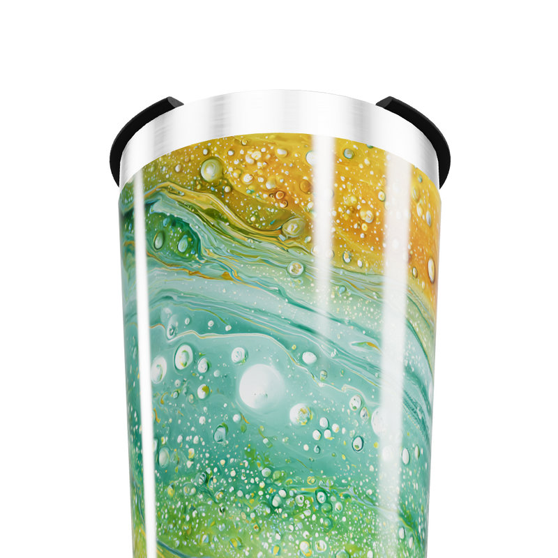 Copo Térmico - Estampa Abstrata Colorida