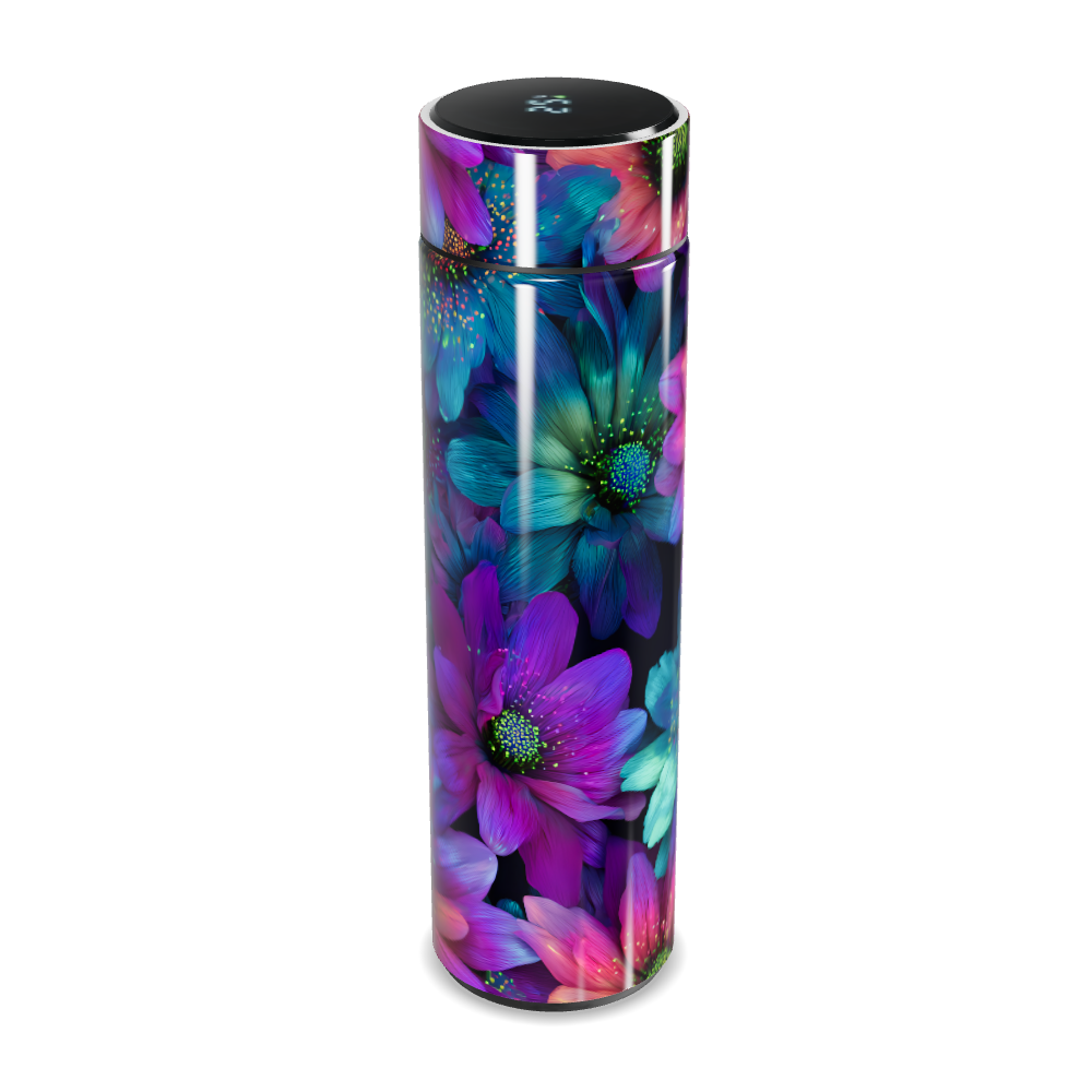 Garrafa Térmica Touch - Flores Coloridas