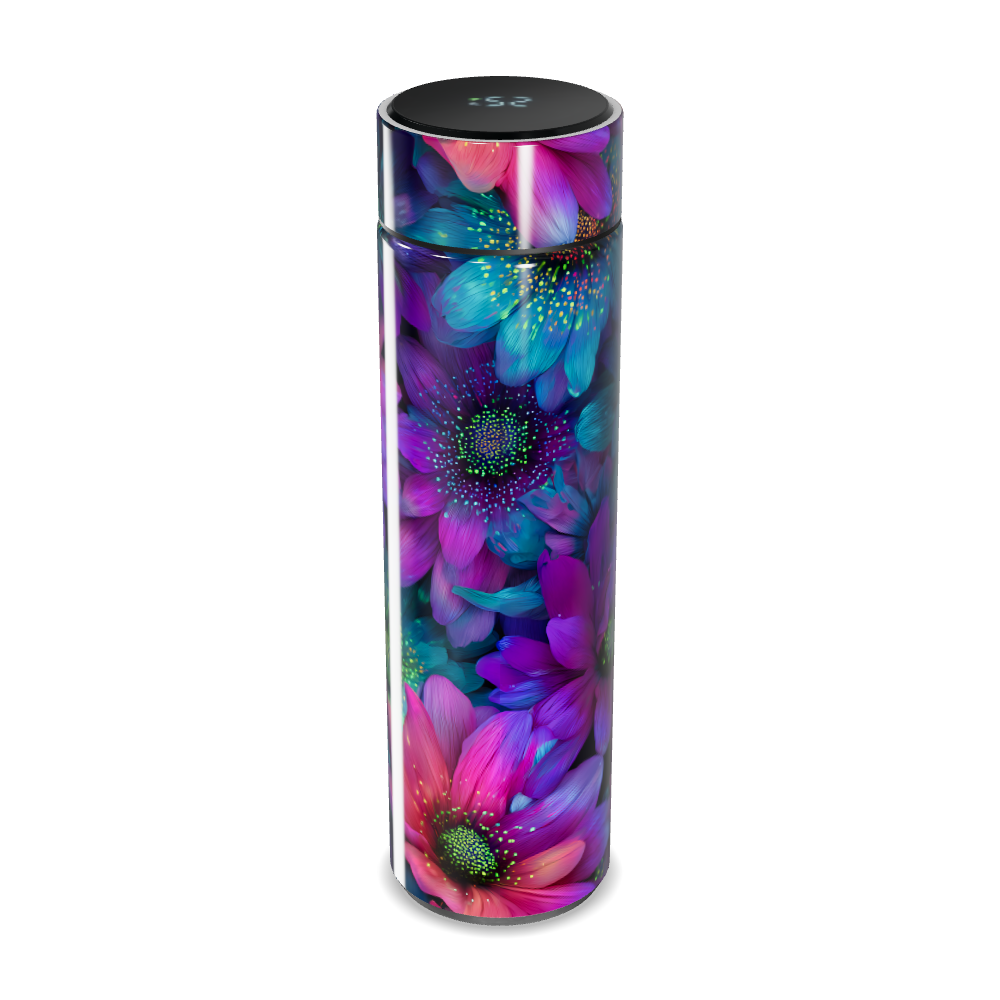 Garrafa Térmica Touch - Flores Coloridas