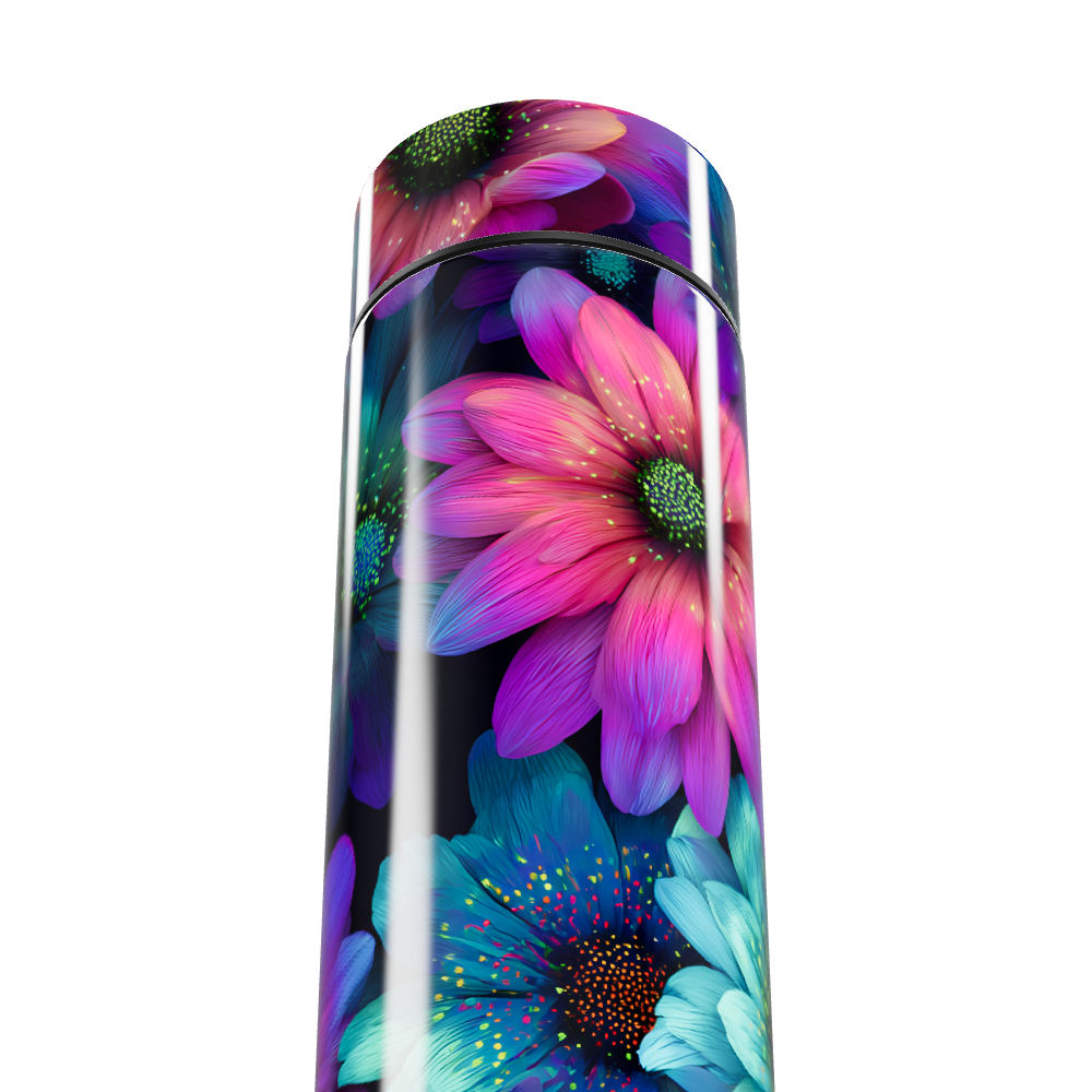 Garrafa Térmica Touch - Flores Coloridas