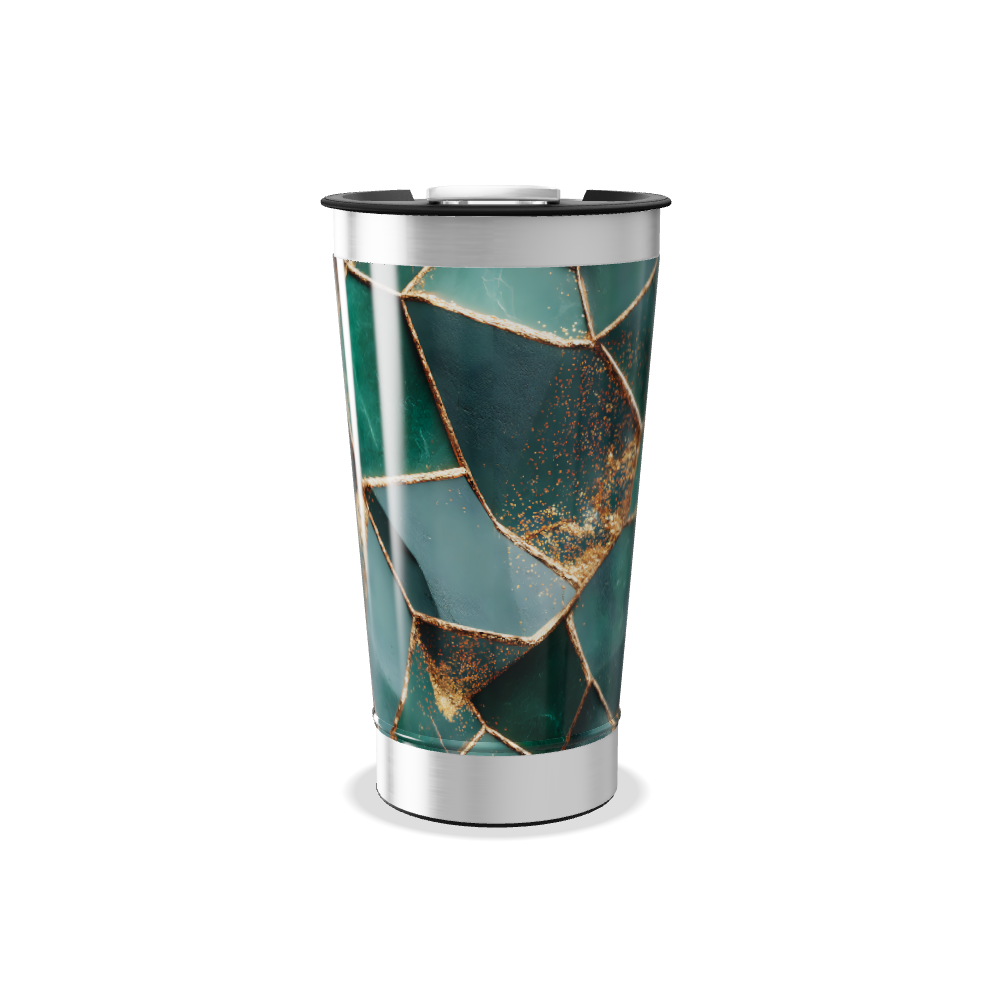 Copo Térmico - Verde Marmorizado