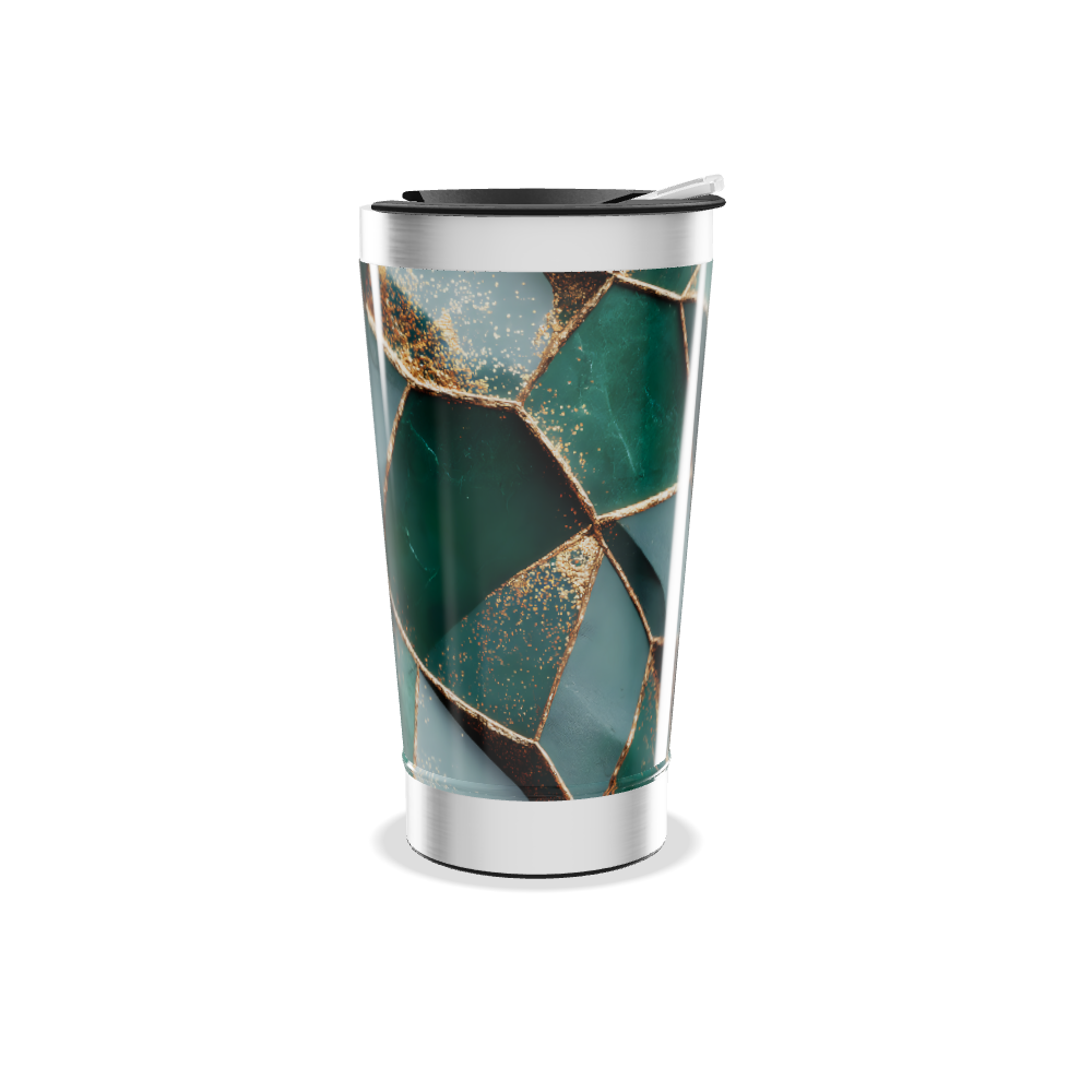 Copo Térmico - Verde Marmorizado