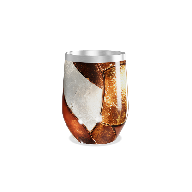 Copo Térmico Slim - Vidro Colorido Abstrato