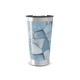 Copo Térmico - Estampa Geométrica Azul