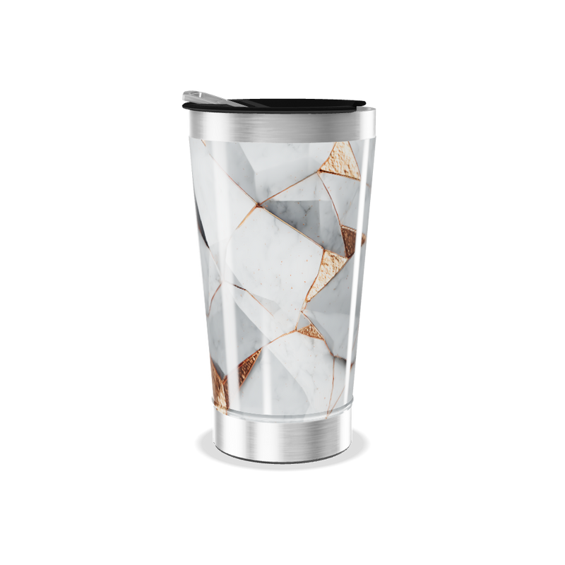 Copo Térmico - Mármore Geométrico