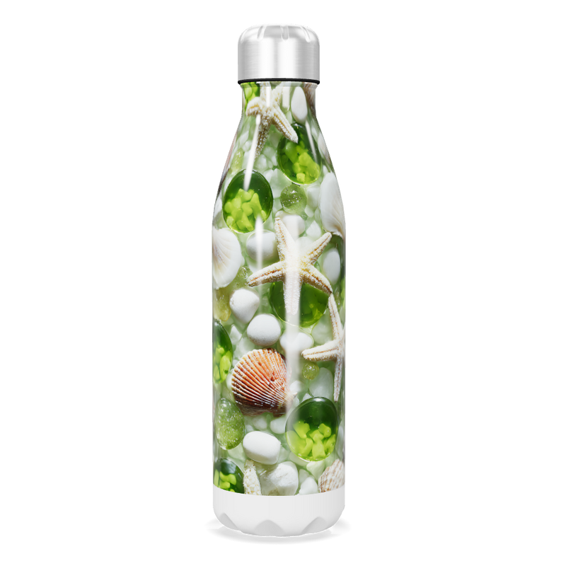 Garrafa Inox - Estampa Marinha Colorida