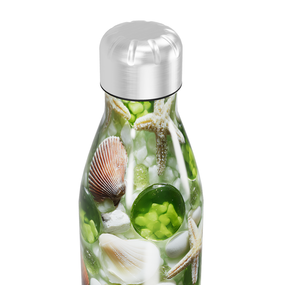 Garrafa Inox - Estampa Marinha Colorida