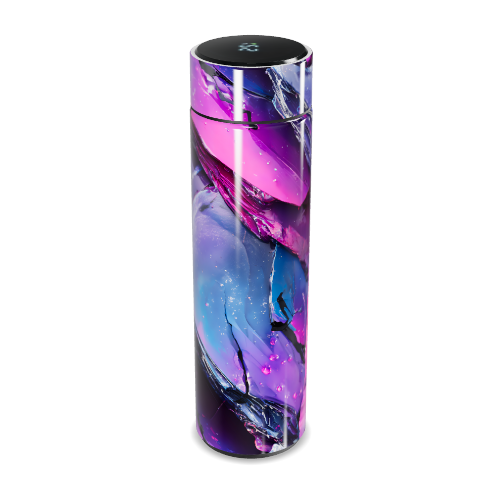 Garrafa Térmica Touch - Roxa com Display Digital