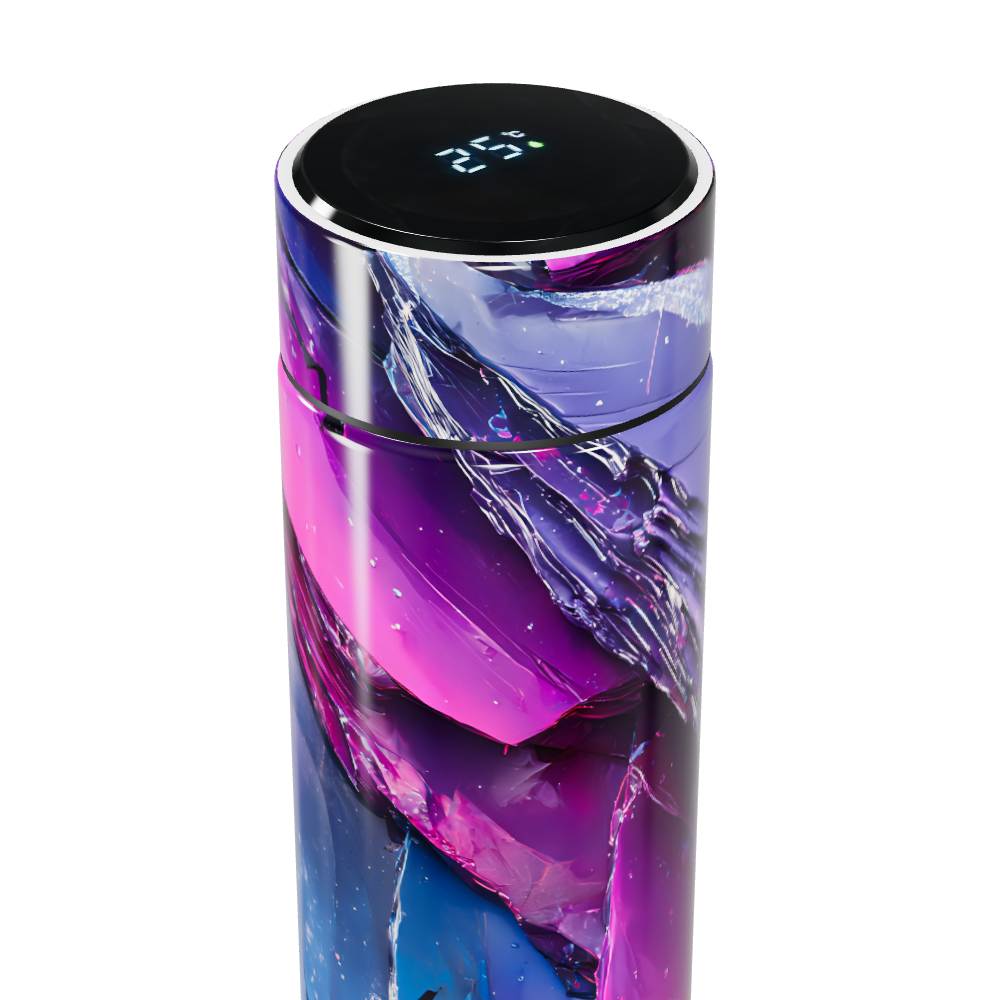 Garrafa Térmica Touch - Roxa com Display Digital
