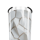 Copo Térmico - Textura geométrica branca