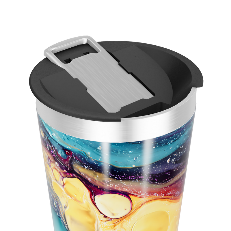 Copo Térmico - Estampa Cósmica Colorida