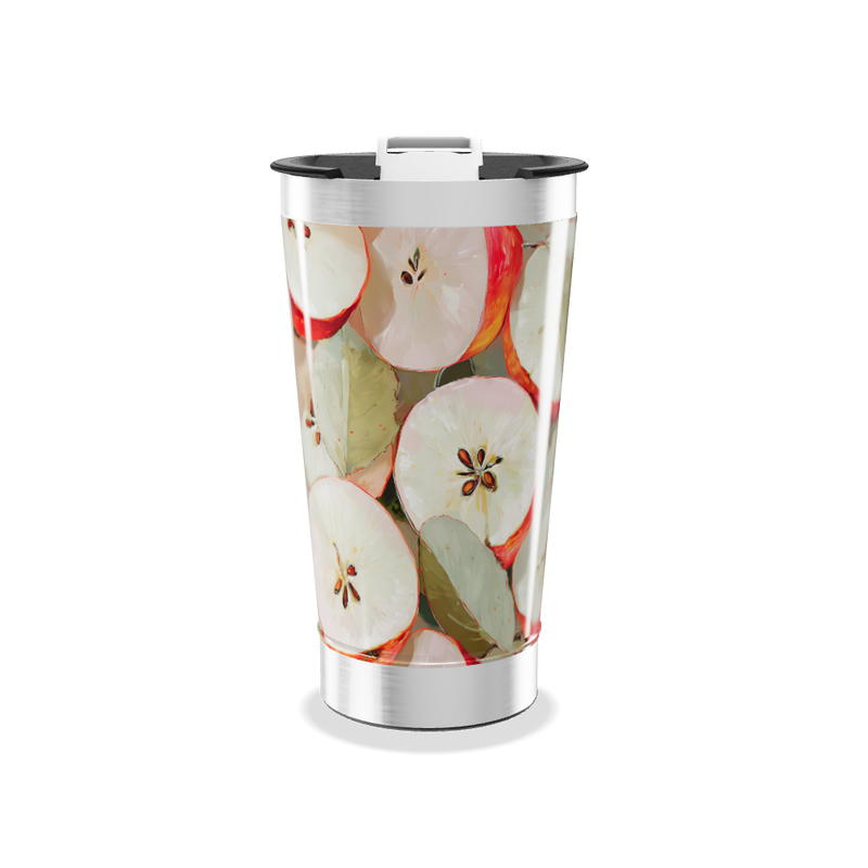 Copo Térmico - Estampa de Maçãs