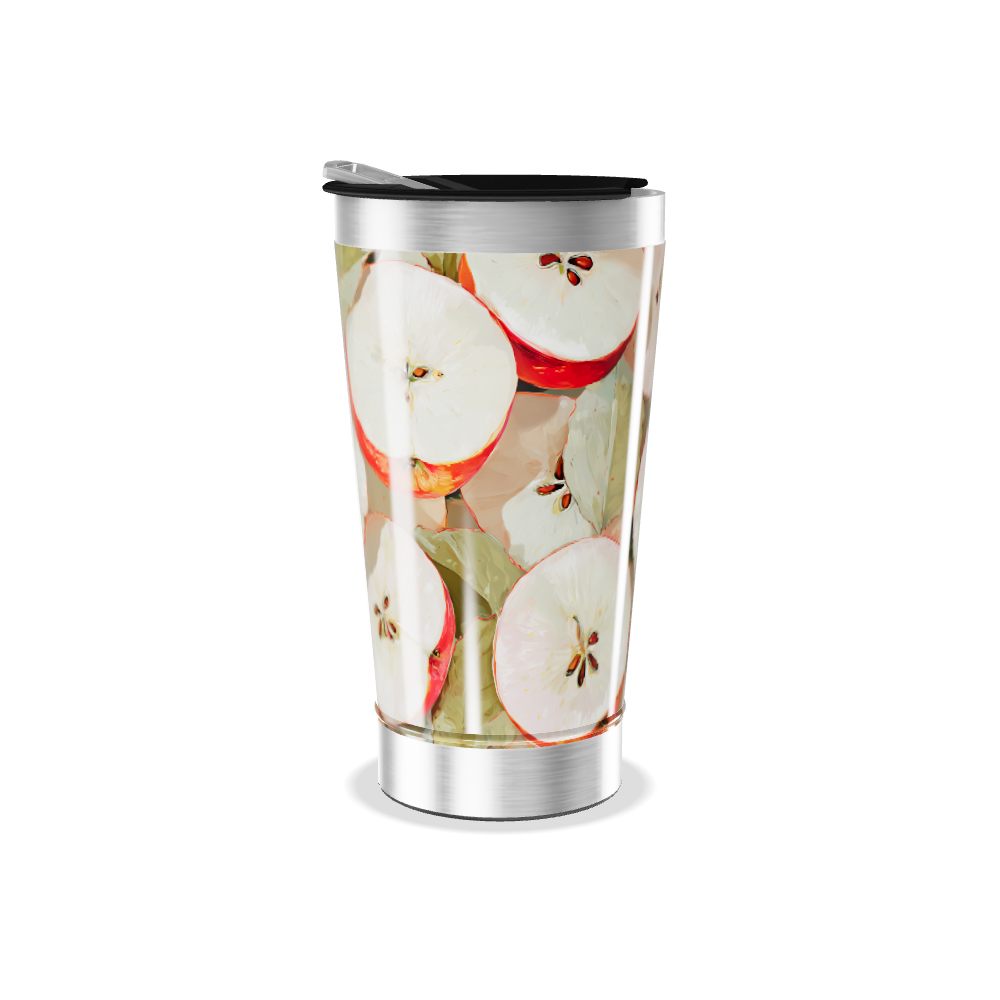 Copo Térmico - Estampa de Maçãs