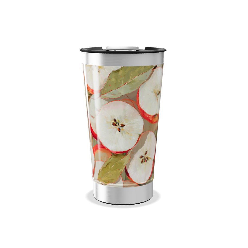 Copo Térmico - Estampa de Maçãs