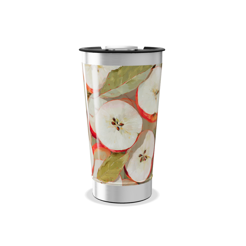 Copo Térmico - Estampa de Maçãs