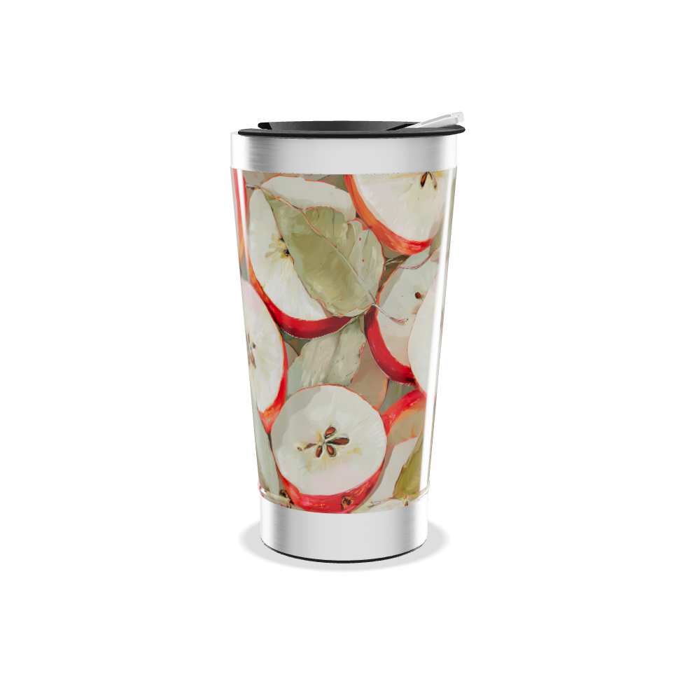 Copo Térmico - Estampa de Maçãs